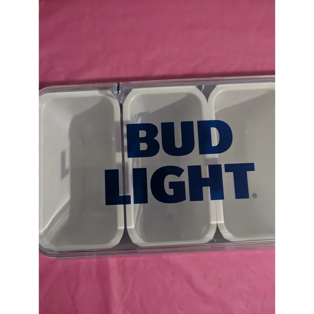 BUD LIGHT‎ SELTZER restaurant bar man cave oranges lemons condiment holder tray